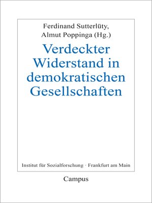 cover image of Verdeckter Widerstand in demokratischen Gesellschaften